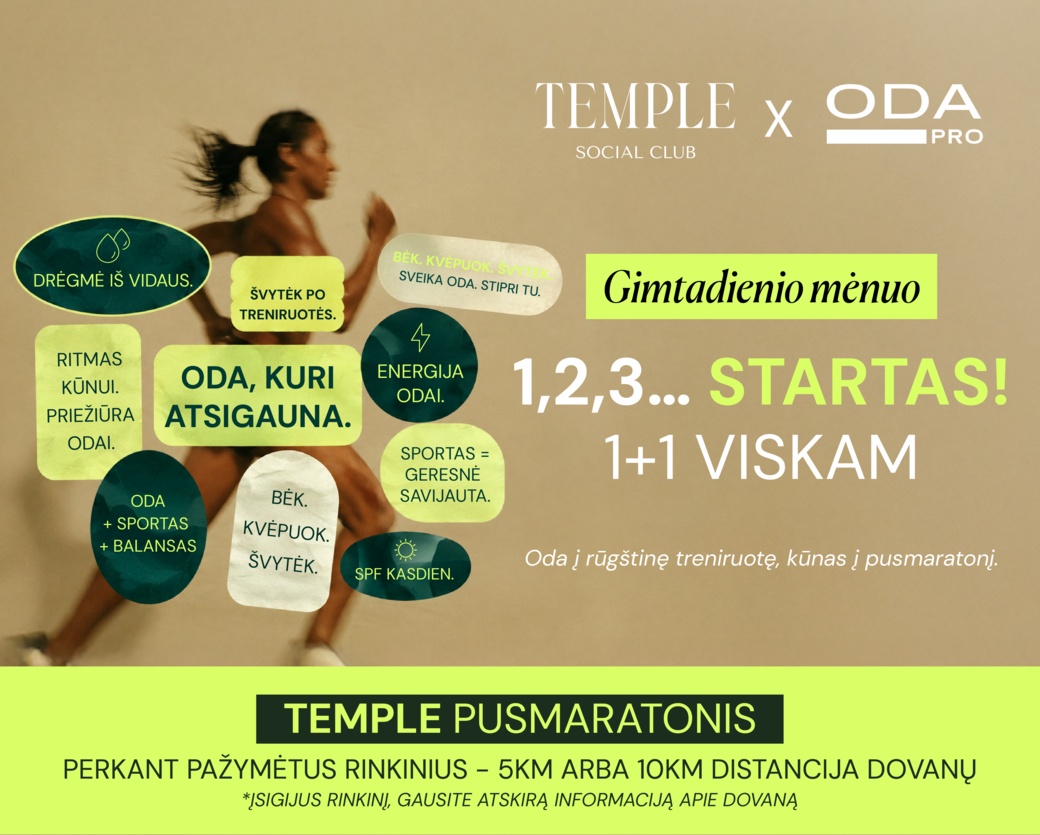 TEMPLE pusmaratonis - ODA PRO